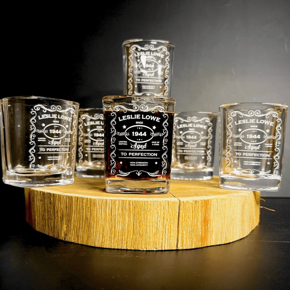 personalized engraved Customized Whiskey glass Gift Sets for Groomsmen, Engraved whiskey Glassware for Best Men, Name, Logo, Symbol, and photo deep engraving The ultimate Valentine's Day surprise for whiskey lovers